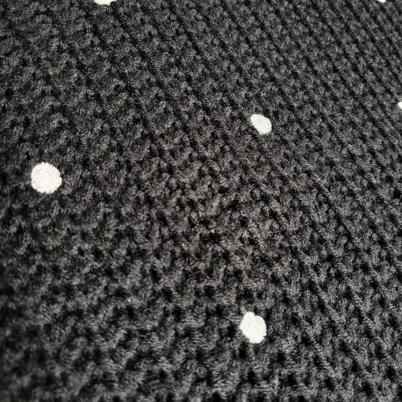 BLACK AND WHITE TURTLENECK SWEATER FOR WOMEN - Picture 7 of 11